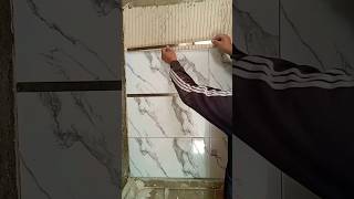 تركيب ceramica بورسلين السيراميك ceramictileinstallation [upl. by Aliak]