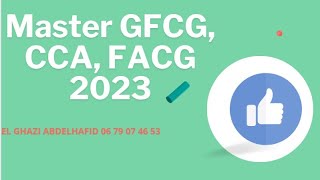 Préparation au Master GFCF CCA FACG au titre de lannée 20232024 [upl. by Atterual]