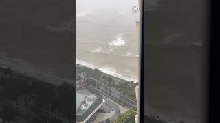 Severe winds and rainfall slam China as Super Typhoon Yagi makes landfall [upl. by Eelyahs337]