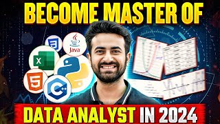 How to become Data Analyst in 2024🧐🤔 Complete roadmap of Data Analyst [upl. by Urian]