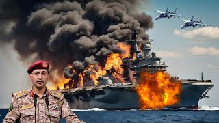 shock the world A US aircraft carrier was blown to pieces by a Russian ATACSM missile attack [upl. by Aihsia]