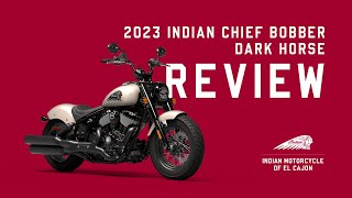 2023 Indian Chief Bobber Dark Horse WalkAround  Indian Motorcycle Of El Cajon [upl. by Lertram]