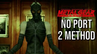 How to beat Psycho Mantis without controller port 2 MGS Psycho Mantis alternate strategy [upl. by Ahseym]