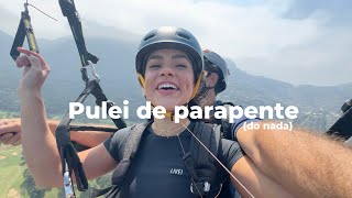 Meu primeiro vlog pulei de parapente do nada [upl. by Haleemak791]