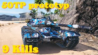 World of tanks 50TP prototyp  45 K Damage 9 Kills wot replays [upl. by Rosenkranz]