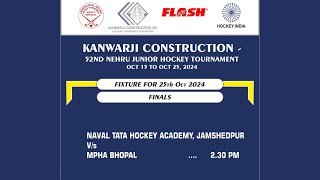 KANWARJI CONSTRUCTION  52ND NEHRU JUNIOR HOCKEY TOURNAMENT 2024 FINAL JAMSHEDPUR vs BHOPAL [upl. by Haliehs]