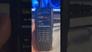 Uniden SDS 100 Scanner is working policescanner [upl. by Araccot]