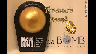 Da Bomb Bath Fizzers Treasure Bomb  Review amp Demo [upl. by Goodill617]