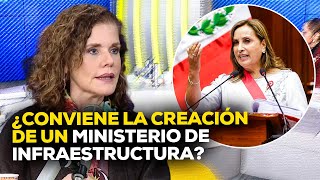 ¿Conviene la creación del Ministerio de Infraestructura Mercedes Aráoz analiza ADNRPP  ENTREVISTA [upl. by Cameron]