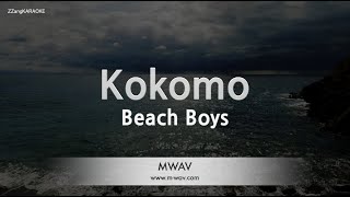 Beach BoysKokomo Karaoke Version [upl. by Nalyad]