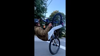 SE Bikes PK Ripper 275 in the Streets shorts [upl. by Alakam]