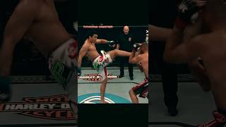 I Trained This Kick 😬  Lyoto Machida VS Randy Couture ufc mma [upl. by Anavlis]