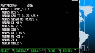 U6 CNC Sinumerik 810T [upl. by Wickner94]