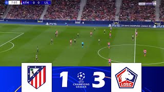 Atlético Madrid contre Lille 13  Champions League 202425  Résumé de Match [upl. by Paulsen421]