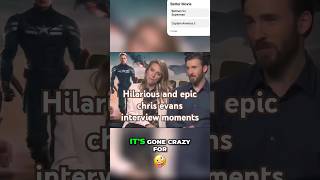 Unbelievably Funny Chris Evans Interview – A MustWatch 😎😍 shorts [upl. by Lipps248]