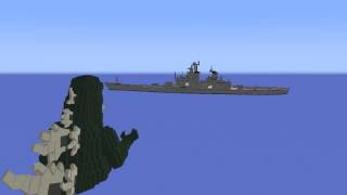 Godzilla 2003 Rig Showcase Teaser MineImator Animation [upl. by Annavas959]