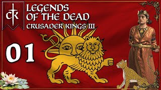 Lets Play Crusader Kings 3 III Legends of the Dead  Persia Kesranid Dynasty CK3 Gameplay Episode 1 [upl. by Arinay]