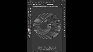 Adobe illustrator Tutorial  How to create abstract spiral logo illustrator illustratortutorial [upl. by Haman69]