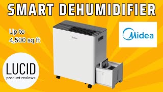 Midea Smart 50Pint Dehumidifier with Builtin Pump  Review Howto Demos [upl. by Arline182]