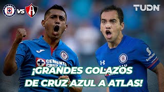 ¡QUÉ GOLAZOS Grandes anotaciones de Cruz Azul al Atlas  Previa  TUDN [upl. by Xaviera]