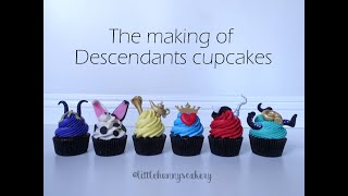 How to make Disney Descendants cupcakes [upl. by Ainelec902]