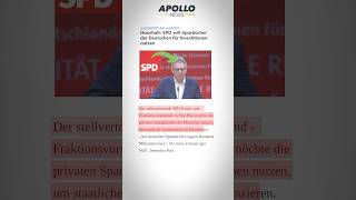 SPD will Sparbücher „mobilisieren“ [upl. by Eelarual]