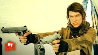 Resident Evil Extinction 2007  Alice Fights Umbrellas Control Scene  Movieclips [upl. by Cope]