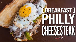 The Ultimate Breakfast Philly Cheesesteak  SAM THE COOKING GUY 4K [upl. by Nirro]