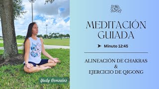 Meditación Guiada para Alinear los Chakras amp Ejercicio de Qigong [upl. by Elyac]