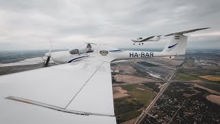 Formation flight above Szeged  4k [upl. by Atinauj]