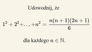 Indukcja matematyczna  przykład 2 [upl. by Nort]