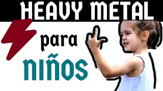 🤘 HEAVY METAL para NIÑOS  Concierto de HEAVY PER XICS y entrevista divertida 👏👏👏 [upl. by Annibo]