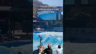 CITYWAVE USA  Surfing the LARGEST stationary wave in the WORLD shorts [upl. by Eidoc707]