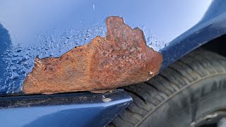 BMW E46 Rust  Corrosion Prevention Rear Wheel Arch Rear Fender [upl. by Melinda788]