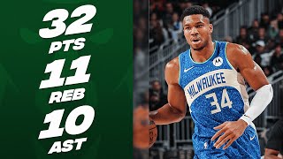 Giannis Antetokounmpo Does It ALL In TRIPLEDOUBLE Performance 👏  December 2 2023 [upl. by Alded]