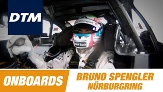 Onboard Bruno Spengler BMW M3 DTM  DTM Race Nürburgring [upl. by Lorien]