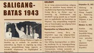 Saligang Batas ng 1899 1935 1943 1973 at 1987 [upl. by Itsrik]