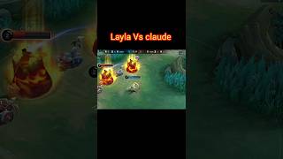 Layla Vs claude 😱shortfeed shortsfeed mobilelegends mlbb mobilelegendsbangbang shorts short [upl. by Aun]