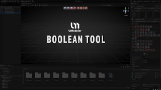 UModeler Essentials  Boolean Tool [upl. by Karla753]