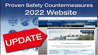 FHWA’s Proven Safety Countermeasures Initiative Website Update [upl. by Ardnuahsal]