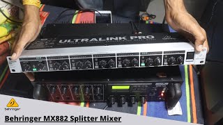 Behringer MX882 Splitter amp Mixer Unboxing And Testing Full Video Dj Mms Pro [upl. by Lawson]