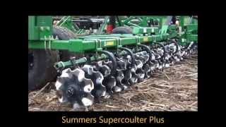 Vertical Tillage Thelen Farms Salford RTS Summers Supercoulter Plus [upl. by Ahsenat742]