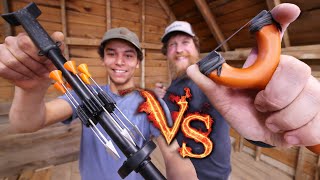 Slingshot Vs Blowgun  Slingshot Versus Ep 7 [upl. by Delanty]