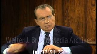 Frank Gannons interview with Richard Nixon June 13 1983  Part 3 [upl. by Laekim]