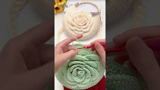 how to crochet a small bag 작은 가방 코바늘 뜨개질 방법 小さなバッグのかぎ針編み küçük bir çanta nasıl örülür [upl. by Tedda849]