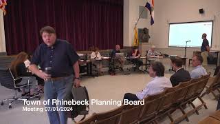 Town of Rhinebeck Planning Board Meeting 07012024 [upl. by Pandolfi611]