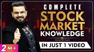 Share Market Basics for Beginners  Share Market in Hindi [upl. by Anahsek]