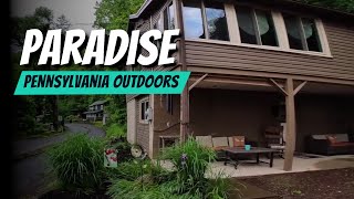 Creekside Cabin Walkthrough Tour  Fishermans Paradise Pennsylvania [upl. by Norval]