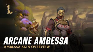 Wild Rift  Arcane Ambessa Skin Overview [upl. by Antons]