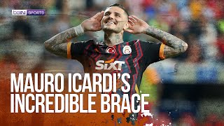 Icardi is in his prime now with a brace 🔥 showing why he’s the standout player for Galatasaray 💪 [upl. by Loveridge]